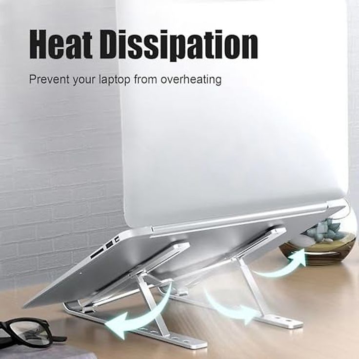 Foldable Aluminum Laptop Stand