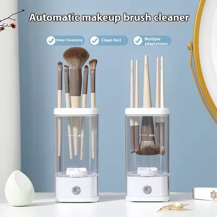 Electric Makeup Brush Cleaner & Dryer (USB Automatic)