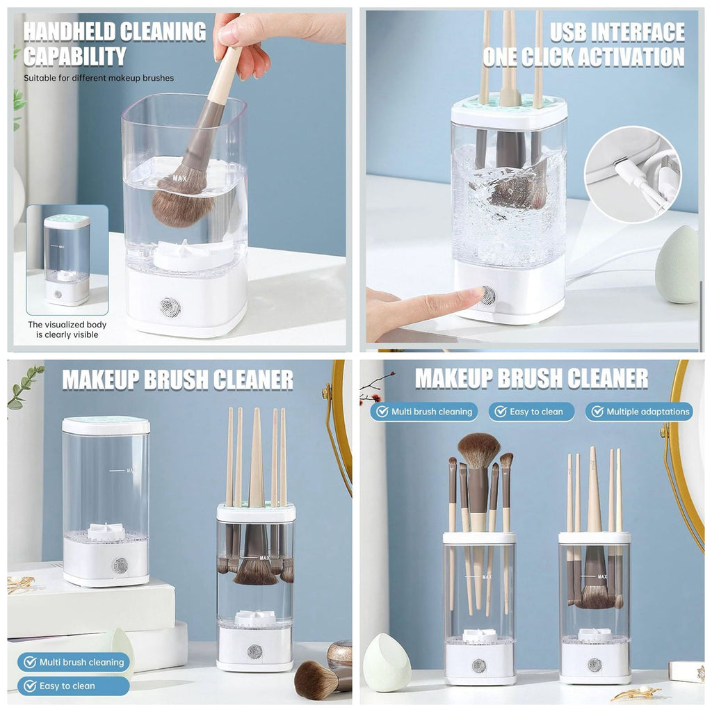 Electric Makeup Brush Cleaner & Dryer (USB Automatic)
