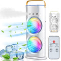 Dual Turbo Air Cooler Fan with Remote Control